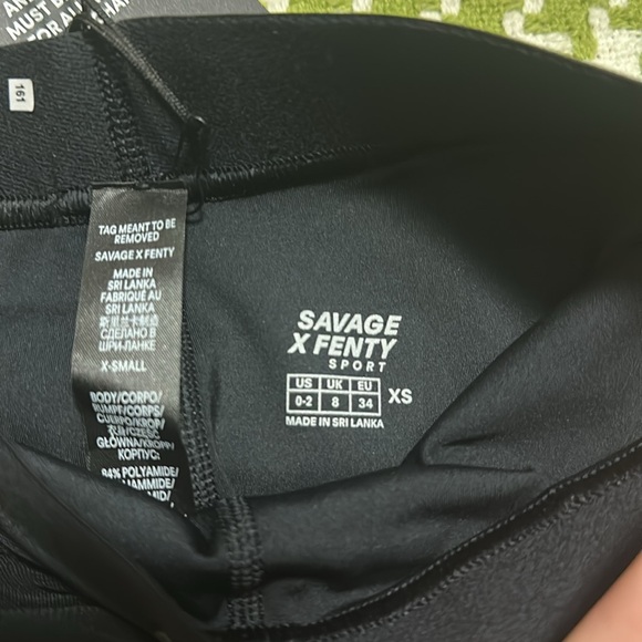 NWT SAVAGE X FENTY RUCHE HOUR HIGH-WAIST MESH LEGGING - Picture 12 of 12